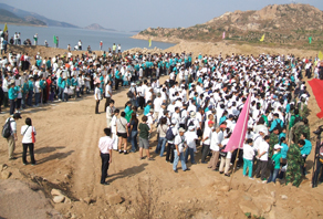 第一屆青島市城陽區(qū)嶗山水庫植樹活動(dòng)