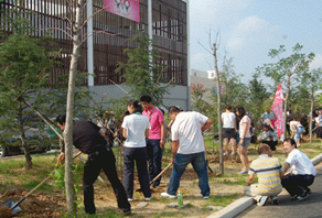 2010年威海店植樹活動(dòng)