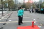 11月23日，佳世客東部店舉行了冬季消防演習(xí)，圖為深代店長(zhǎng)在演習(xí)現(xiàn)場(chǎng)向大家發(fā)表講話。