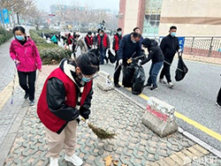 助力文明典范城市，共建美好家園—青島永旺25周年衛(wèi)生清掃
