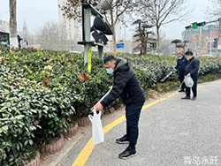助力文明典范城市，共建美好家園—青島永旺25周年衛(wèi)生清掃